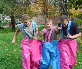 Штани потрійні