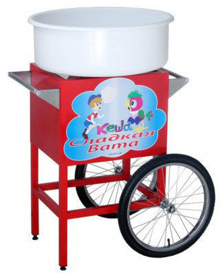 Солодка вата з візком