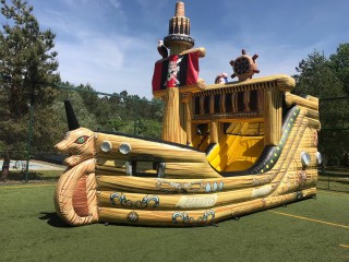 Батут-гірка "Піратський корабель"