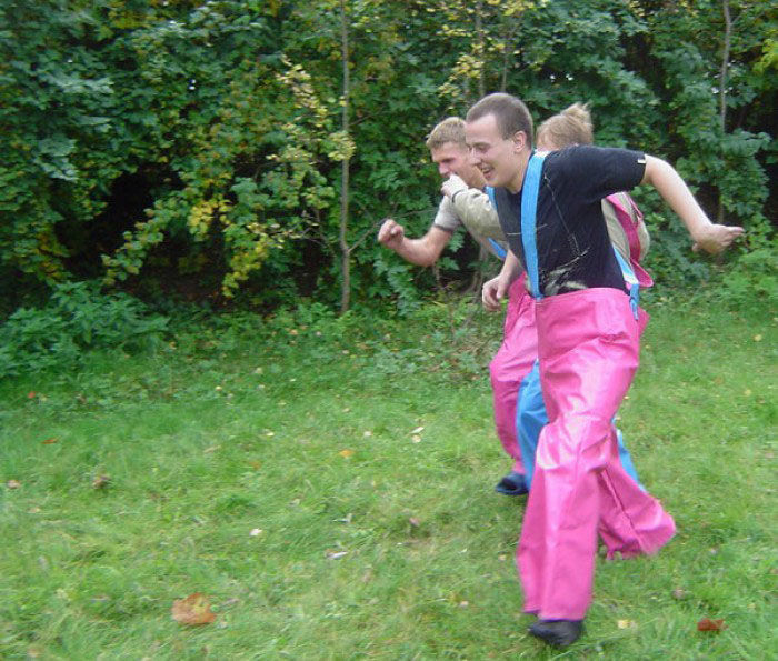 Штани потрійні