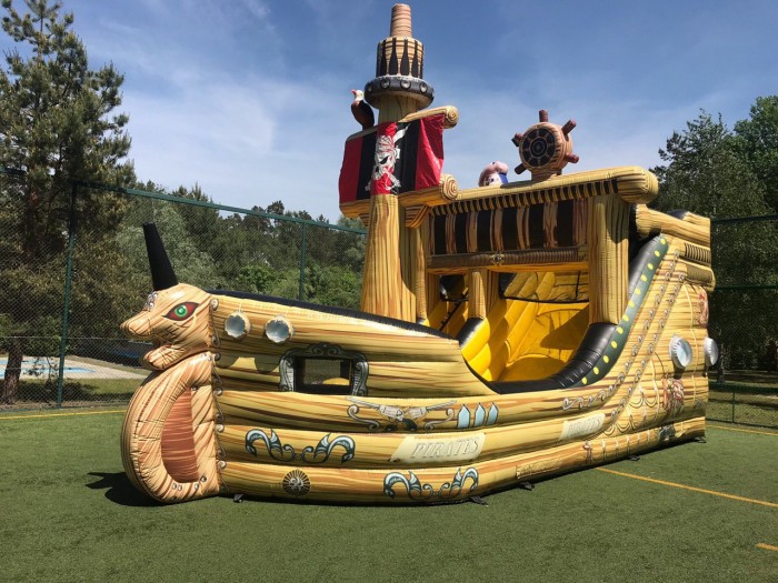 Батут-гірка "Піратський корабель"