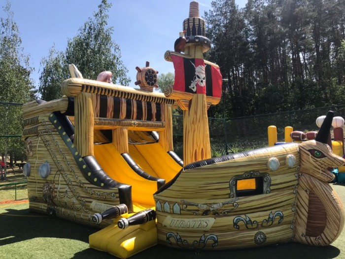 Батут-гірка "Піратський корабель"