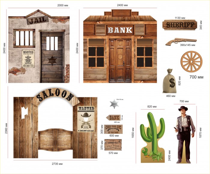 Ковбойський декор