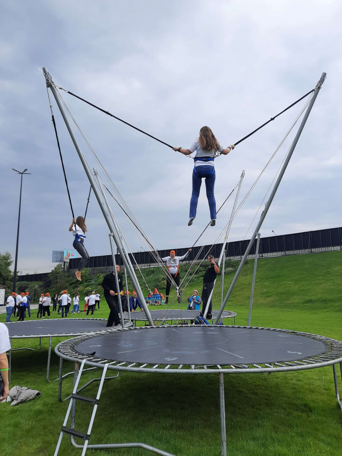 Батут «Банджі» 3-місний