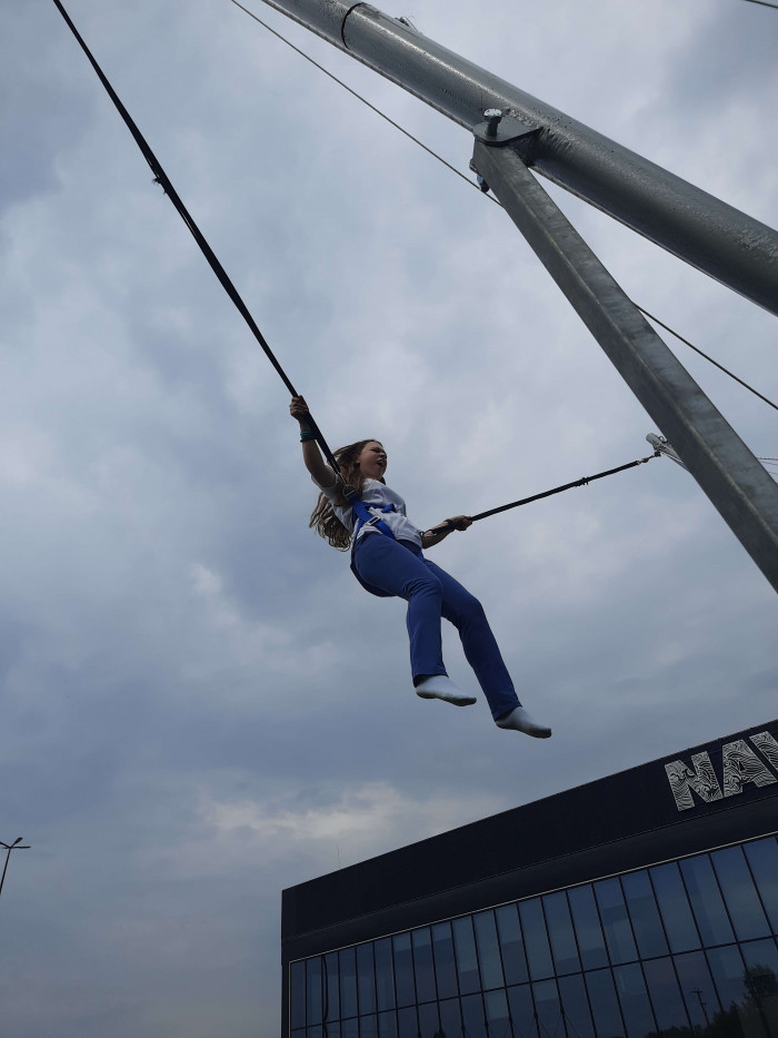 Батут «Банджі» 3-місний