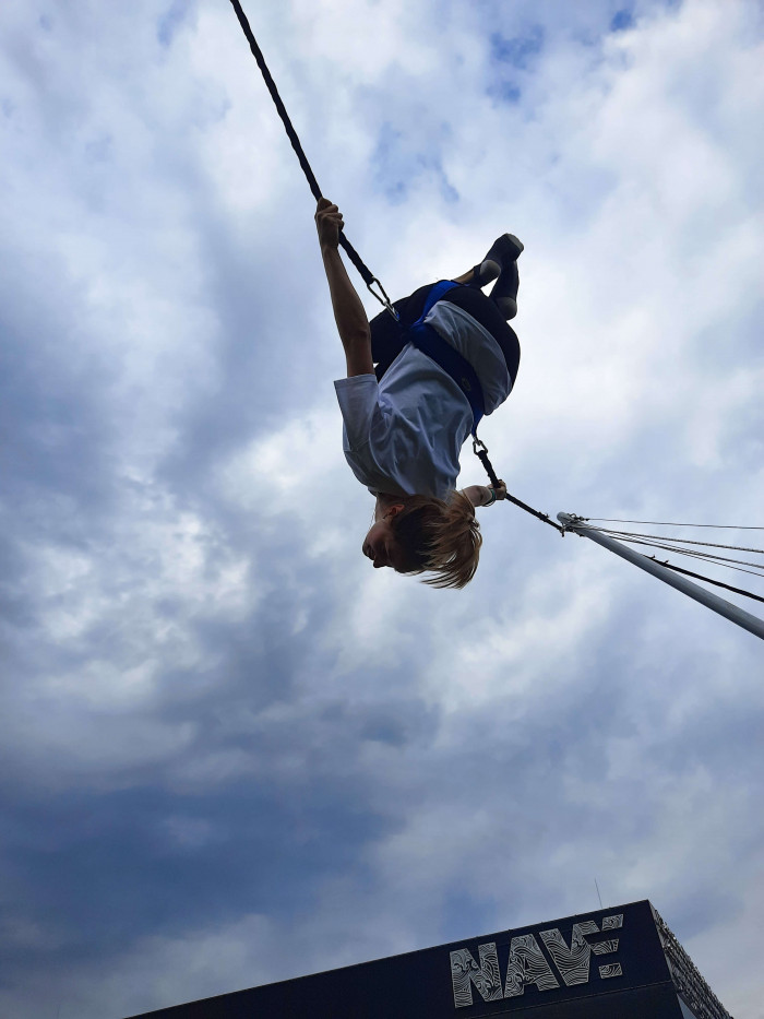 Батут «Банджі» 3-місний