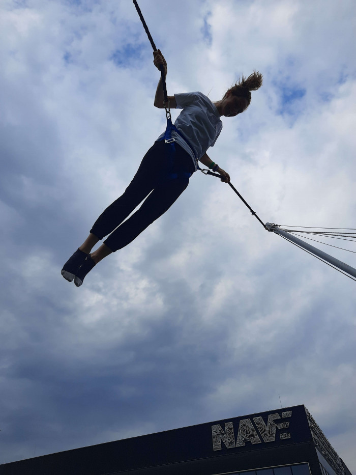 Батут «Банджі» 3-місний